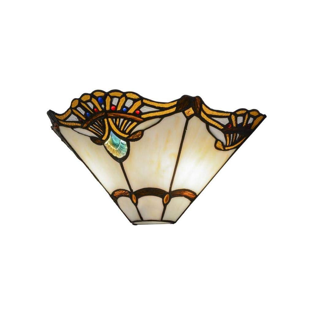 Meyda Tiffany 14.5" Multicolored Shell Wall Sconce With Jewels - Metal Or Polyresin