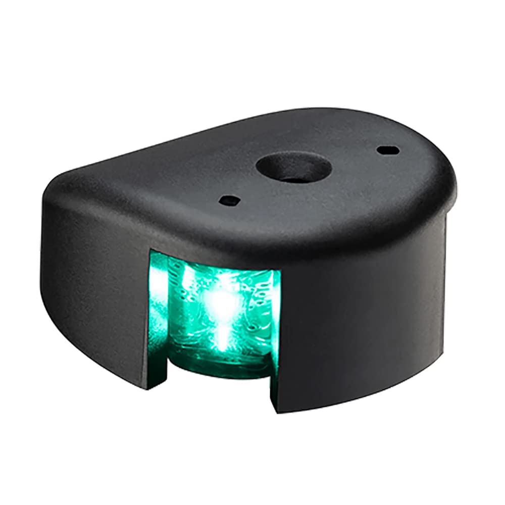 Aqua Signal 28200-7 Led Starboard Deck Mount Polycarbonate Housing