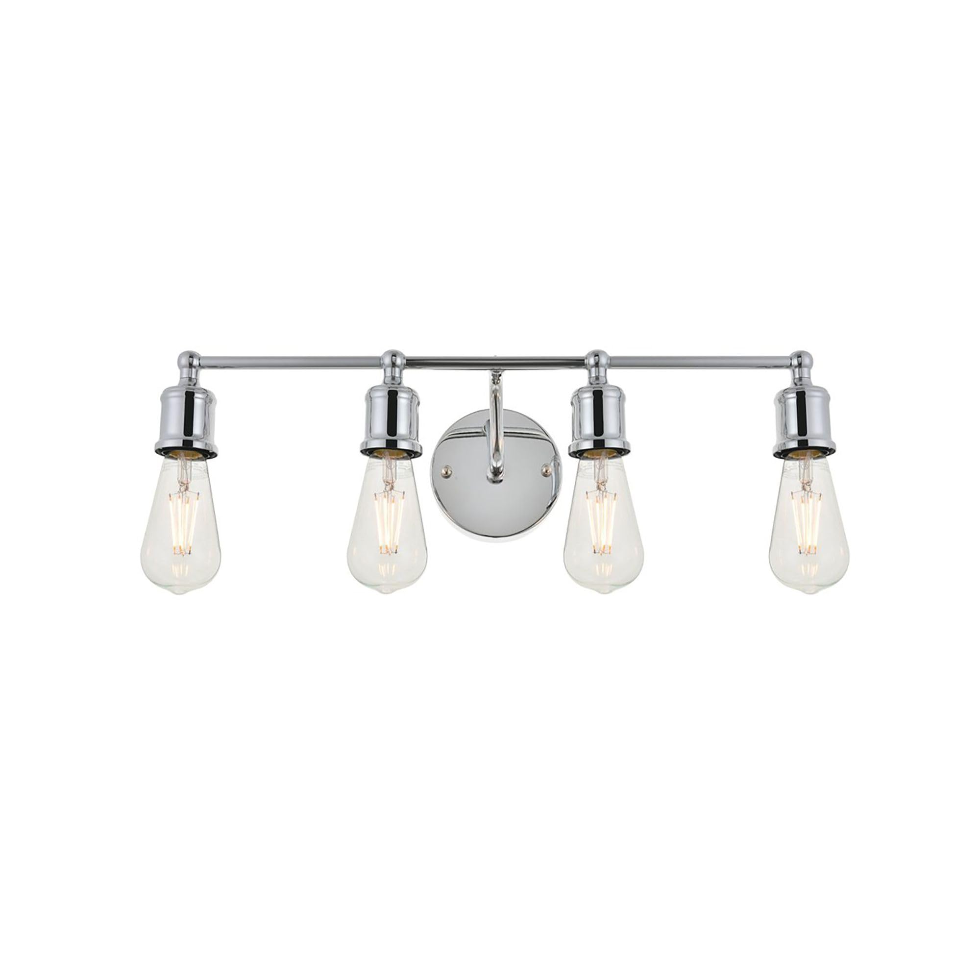 Living District Indoor Modern Home Decorative Bright Ceiling Serif 4 Light Chrome Wall Sconce
