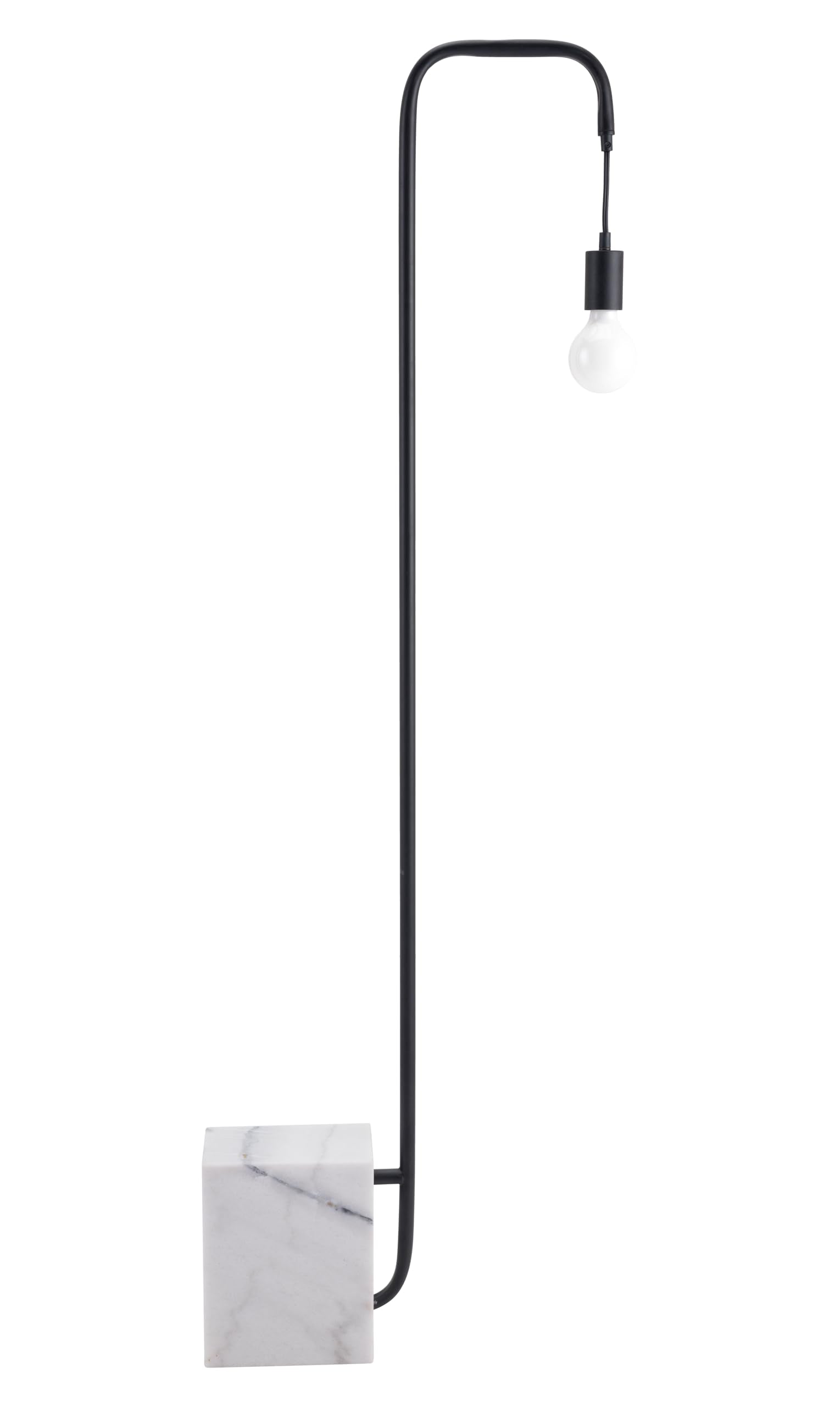 Zuo Lancia Floor Lamp - Black Foam, Model 56103, Modern Design, Stylish Lighting