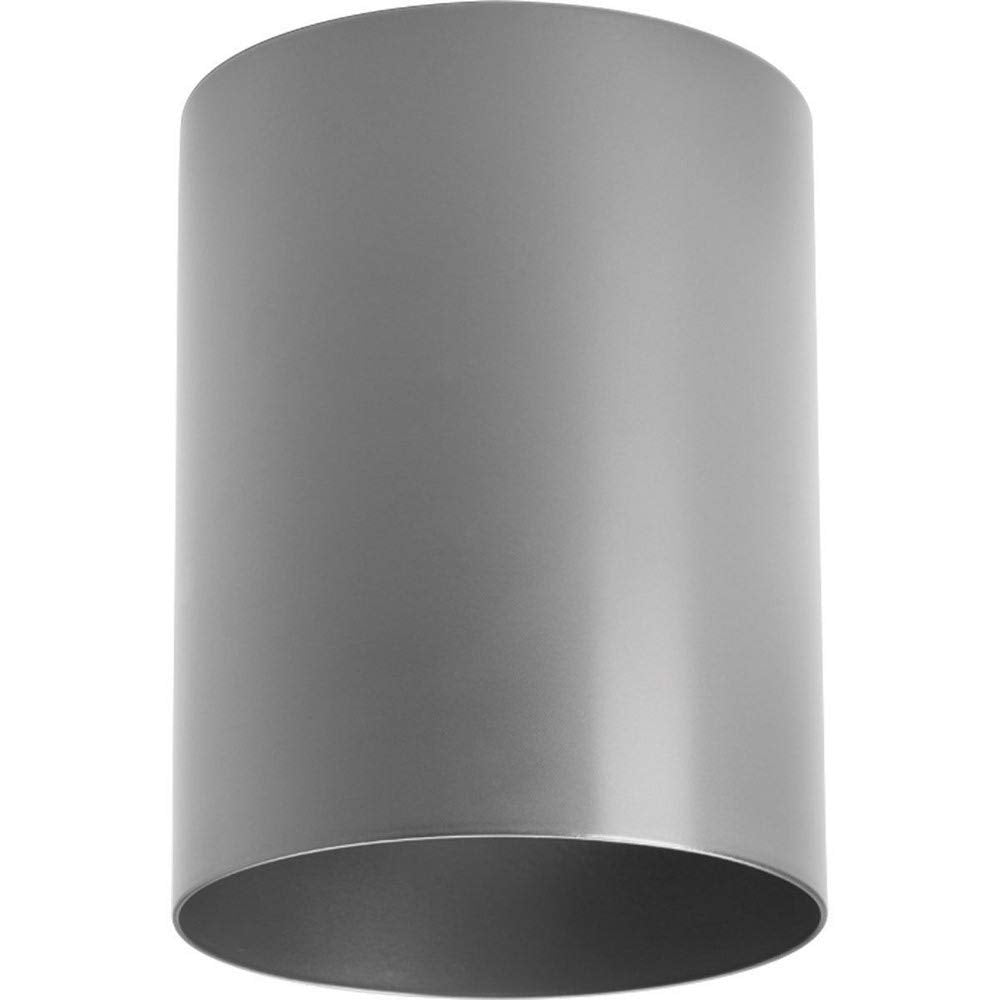 Progress Lighting P5774-82/30K 5In Cylinder Modern Outdoor Wall Lantern Light, 6-1/2 Inch Tall, Metallic Gray (Led)