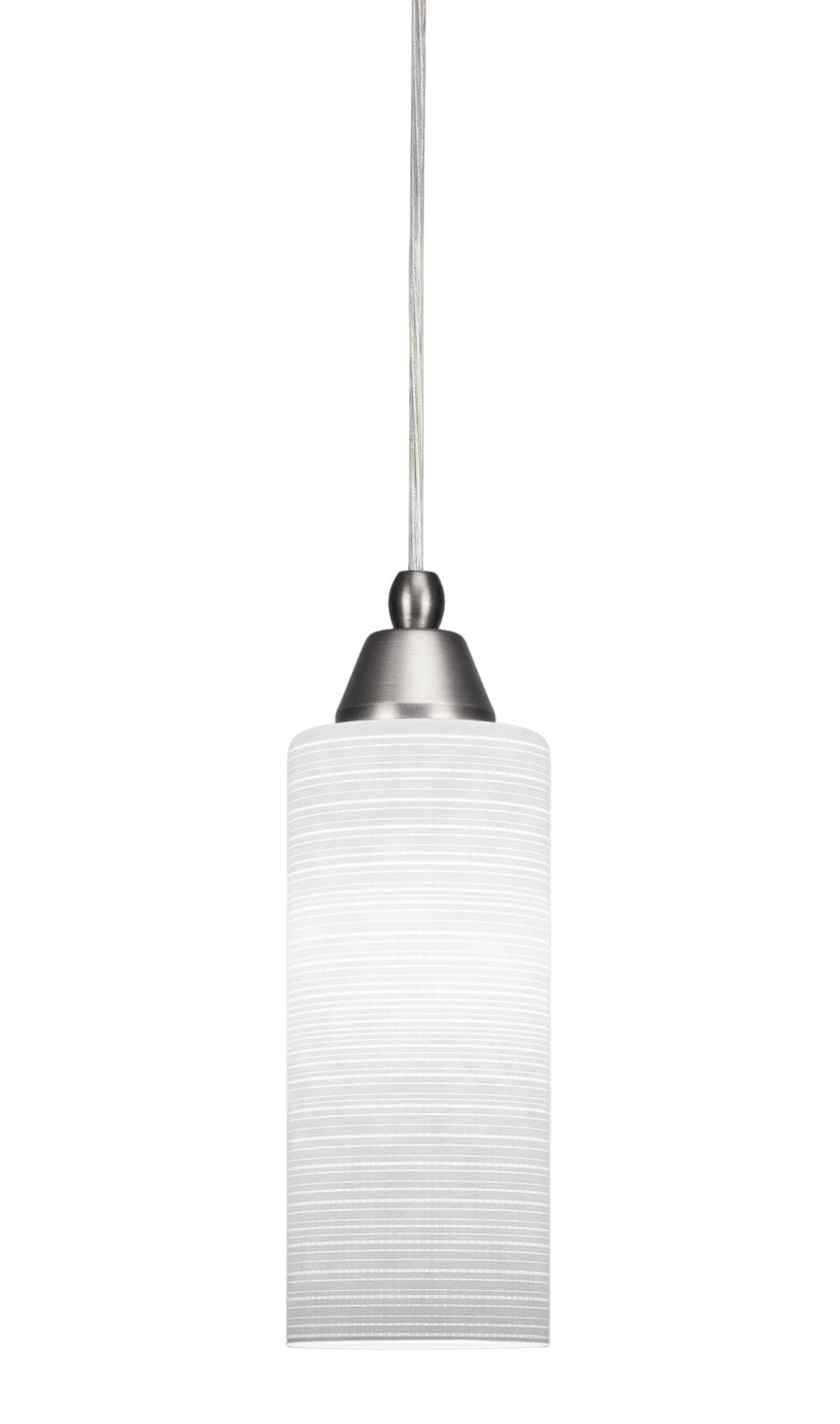 Toltec Lighting 1 Light Mini Pendant in Brushed Nickel (22-BN-4091)