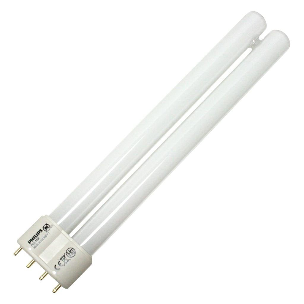 Philips 18W 4 Pin 2G11 Warm White Twin Tube Cfl Bulb - Soft White Energy Efficient Lighting