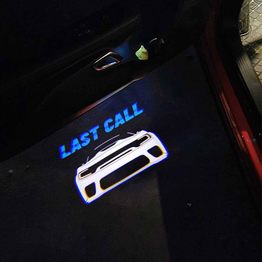 Uuakarin 2 Pcs Non-Fading Last Call Car Door Logo Lights Compatible For Charger 2010-Present Courtesy Led Ghost Shadow Light Pro