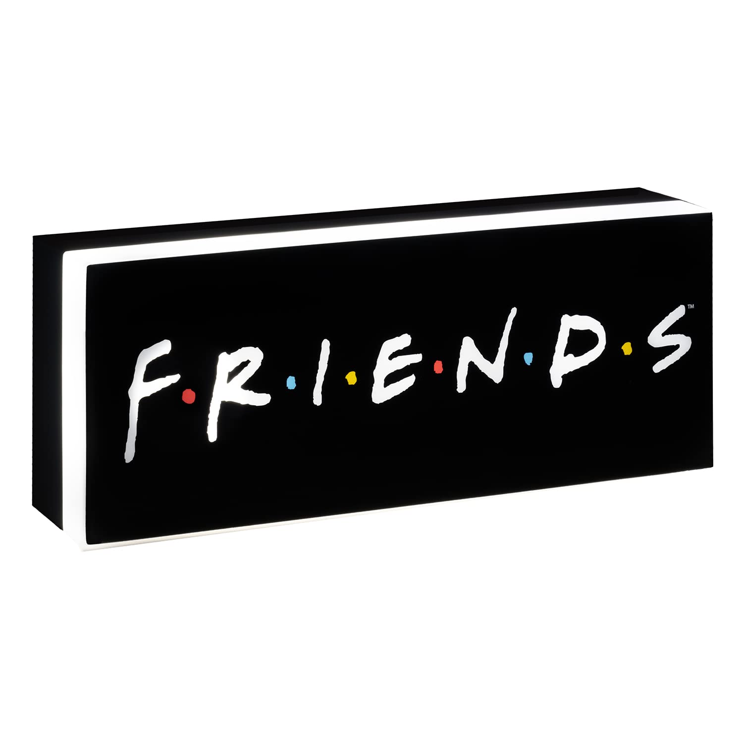 Paladone Friends Logo Light - Officially Licensed Friends TV Show - USB or Battery Powered D  cor, Black and White