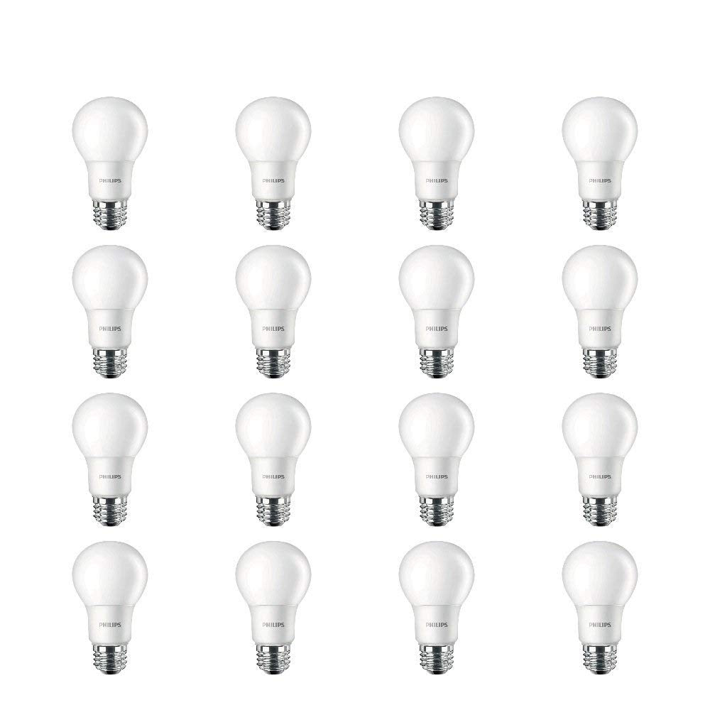Philips Led Basic Frosted Non-Dimmable A19 Light Bulb - Eyecomfort Technology - 450 Lumen - Soft White (2700K) - 6.5W=40W - E26