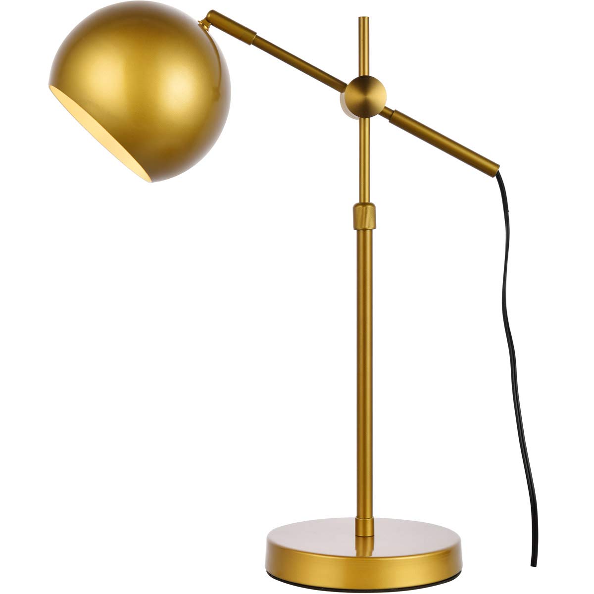 Living District Modern Home Decorative Forrester 1 Light Brass Table lamp