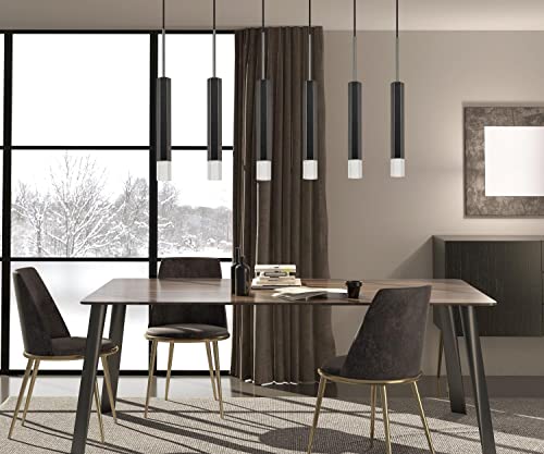 Cal Lighting Fx-3723-6P-Gm Transitional Led Pendant From Led Pendant Collection In Pewter, Nickel, Silver Finish, 4.75 Inches