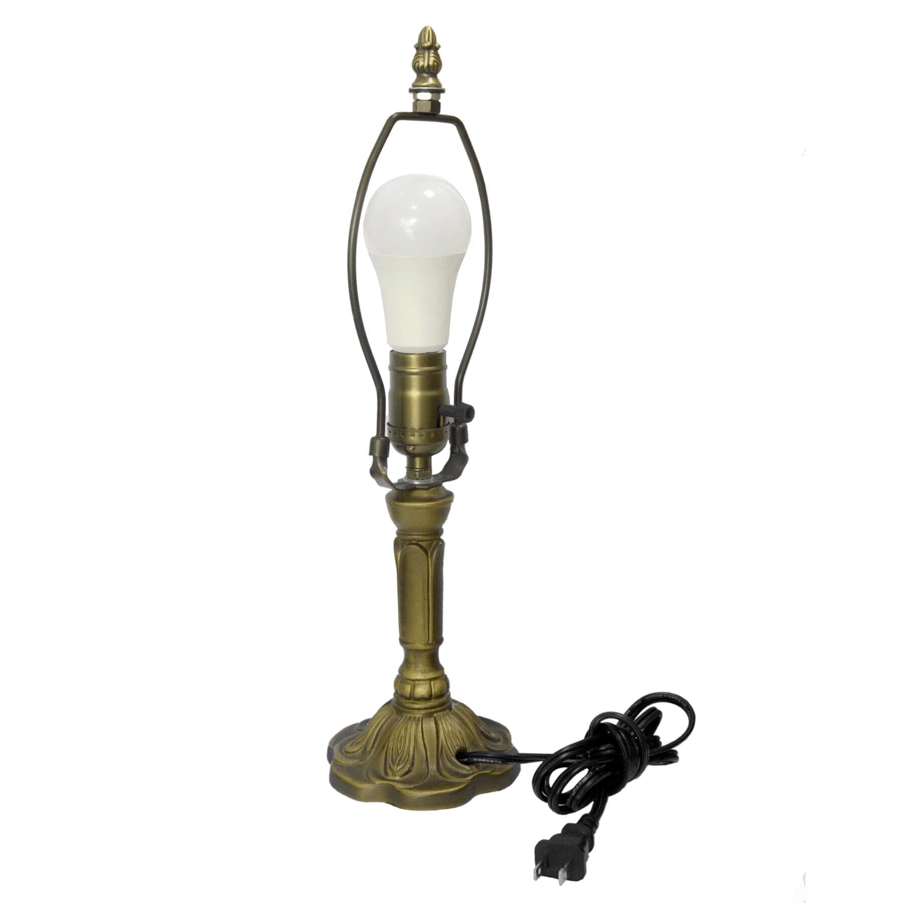 BMXKPO Tiffany Stained Glass Table Lamp, 8 Inch Yellow Sunflower Design, Includes 3 Way LED Bulb, Ideal for Bedroom & Living Room