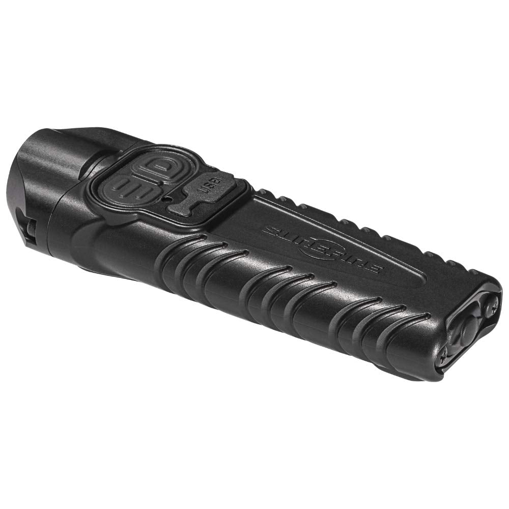SureFire Stiletto PRO PLR-B Rechargeable 1000 Lumen LED Pocket Flashlight - Black with Lumintrail USB Wall Adapter