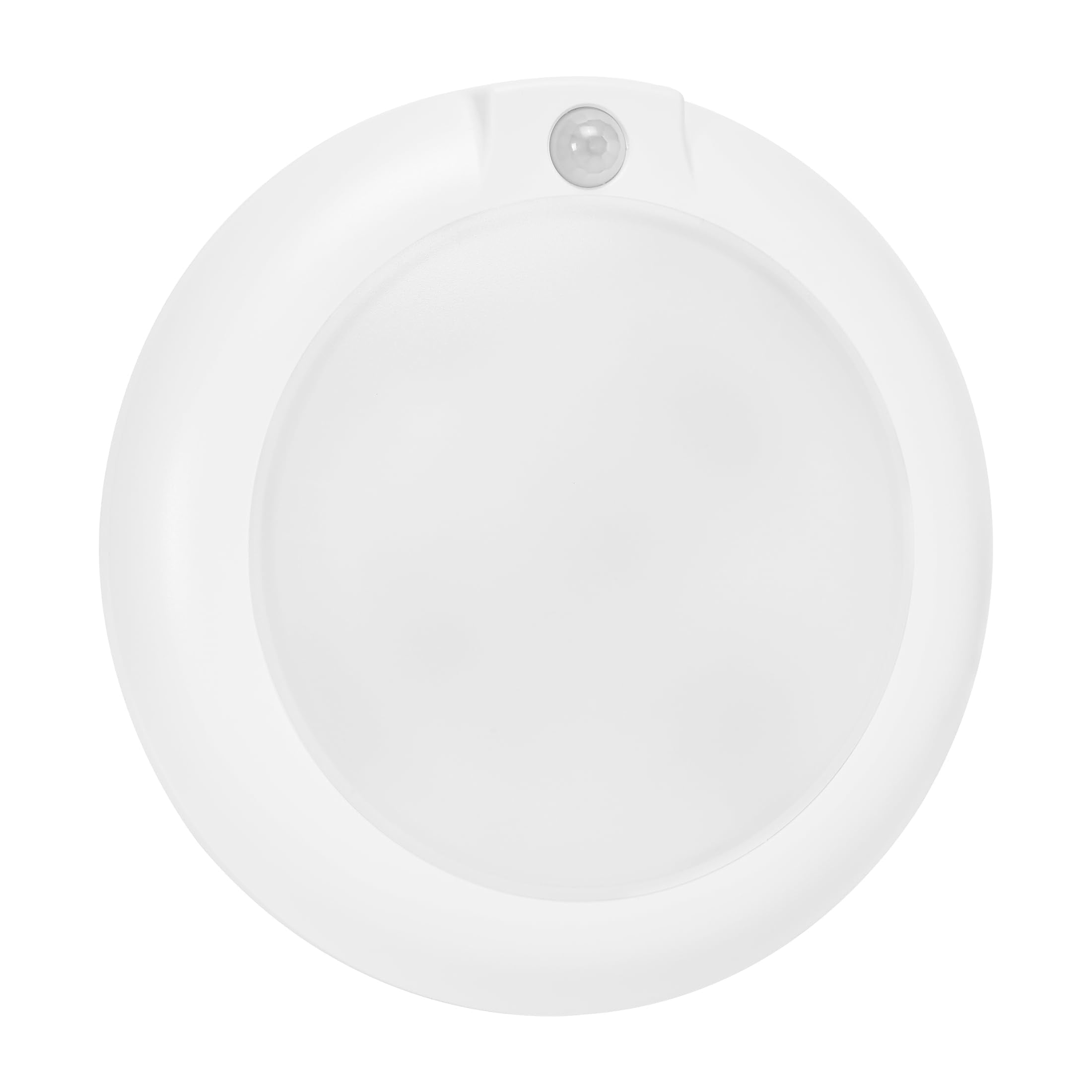 Maxxima Motion Sensor LED Ceiling Light Fixture - 600 Lumens, 3000K Warm White, Indoor Dome Light, Model MCL-710600W