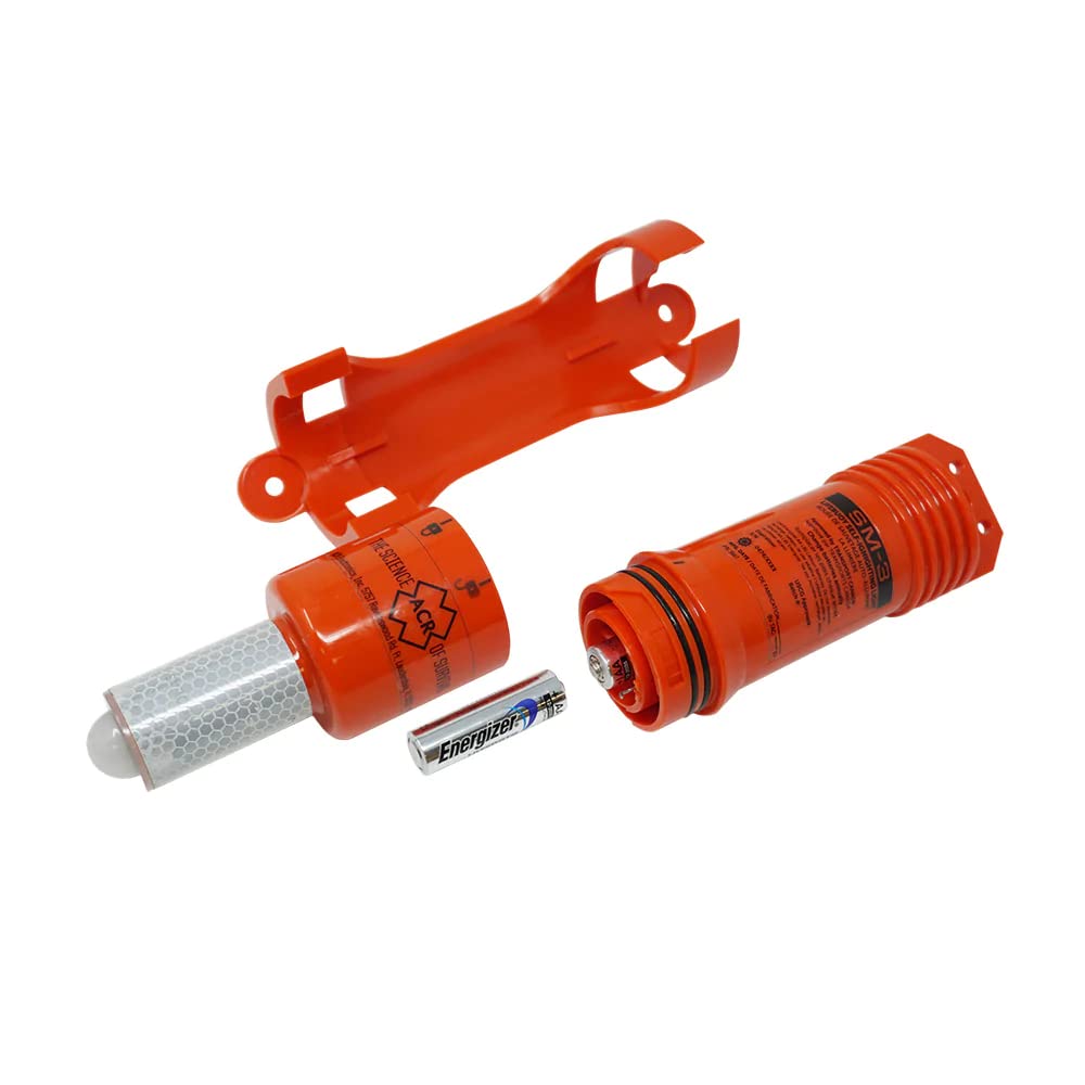 ACR Man Over Board LED Marker Light, Model 3947, One Size, Orange, Plastic