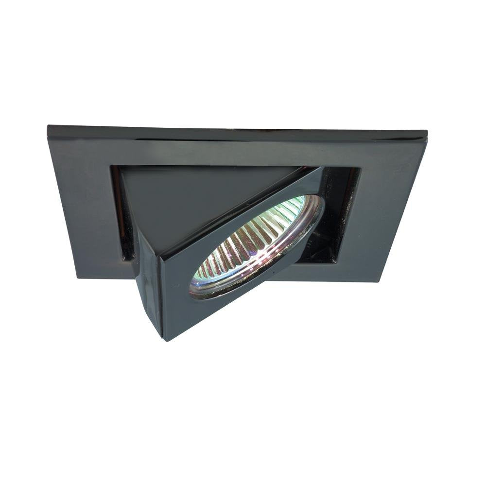 Jesco Lighting RH46-GM Square Telescope Fixture, Die Cast Aluminum, Gun Metal, Includes 18” Lead Wire and AMP Connector