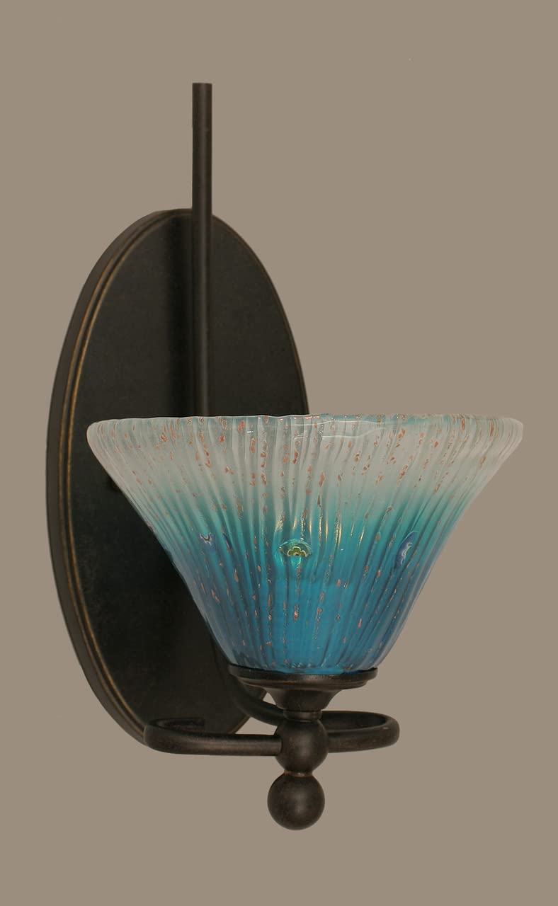 Capri 1 Light Wall Sconce In Dark Granite (591-Dg-458)