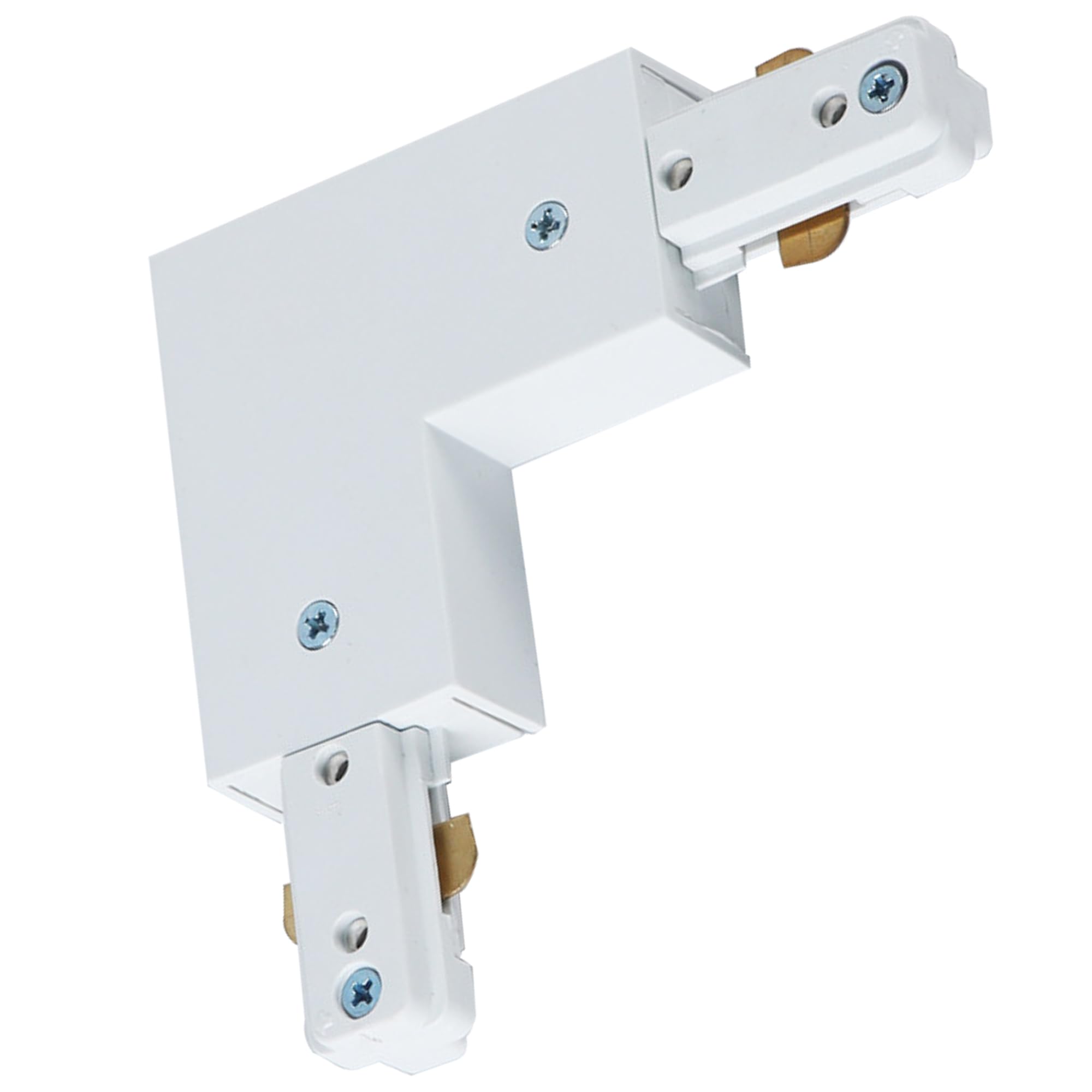 Yuemegou H Track L Connector H Type Single Circuit 3-Wire-1 Track Lighting Accessories for H Track System Track Lighting Kit