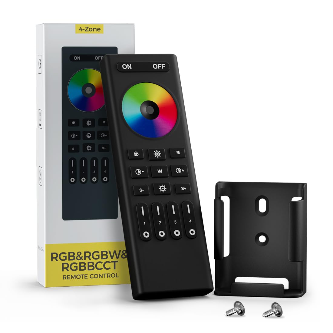 Btf-Lighting Rgbw Led Strip With Rf Remote Control, 5050Smd, Dc5V/Dc12V/Dc24V, White, Model Lm091