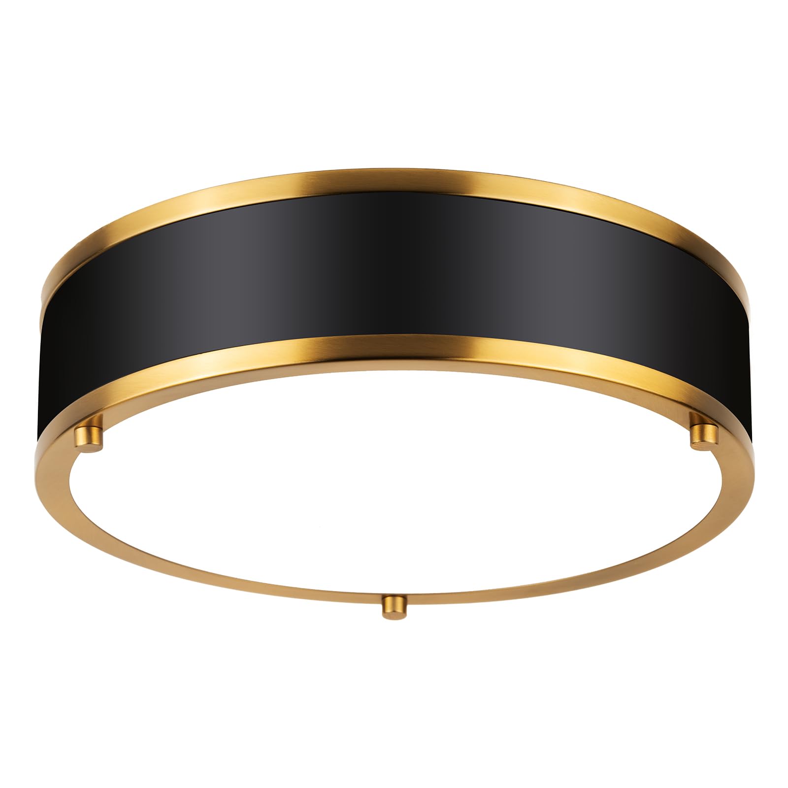 Edwarmlux 12.5 Inch LED Flush Mount Light Fixture, 26W, Modern Ceiling Light, 3 Color Adjustable 3000K/4000K/5000K, Dimmable for