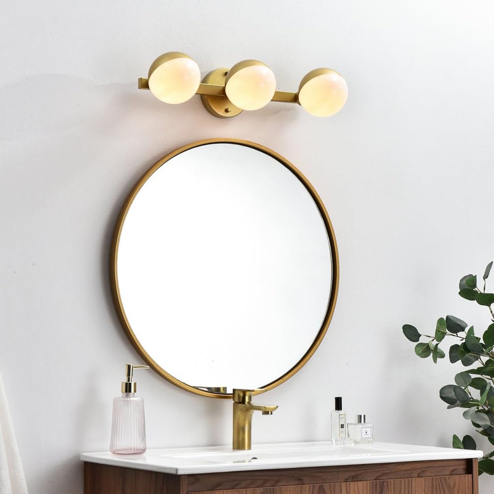Living District Majesty 3-Light Metal Bath Sconce in Chrome/Frosted White