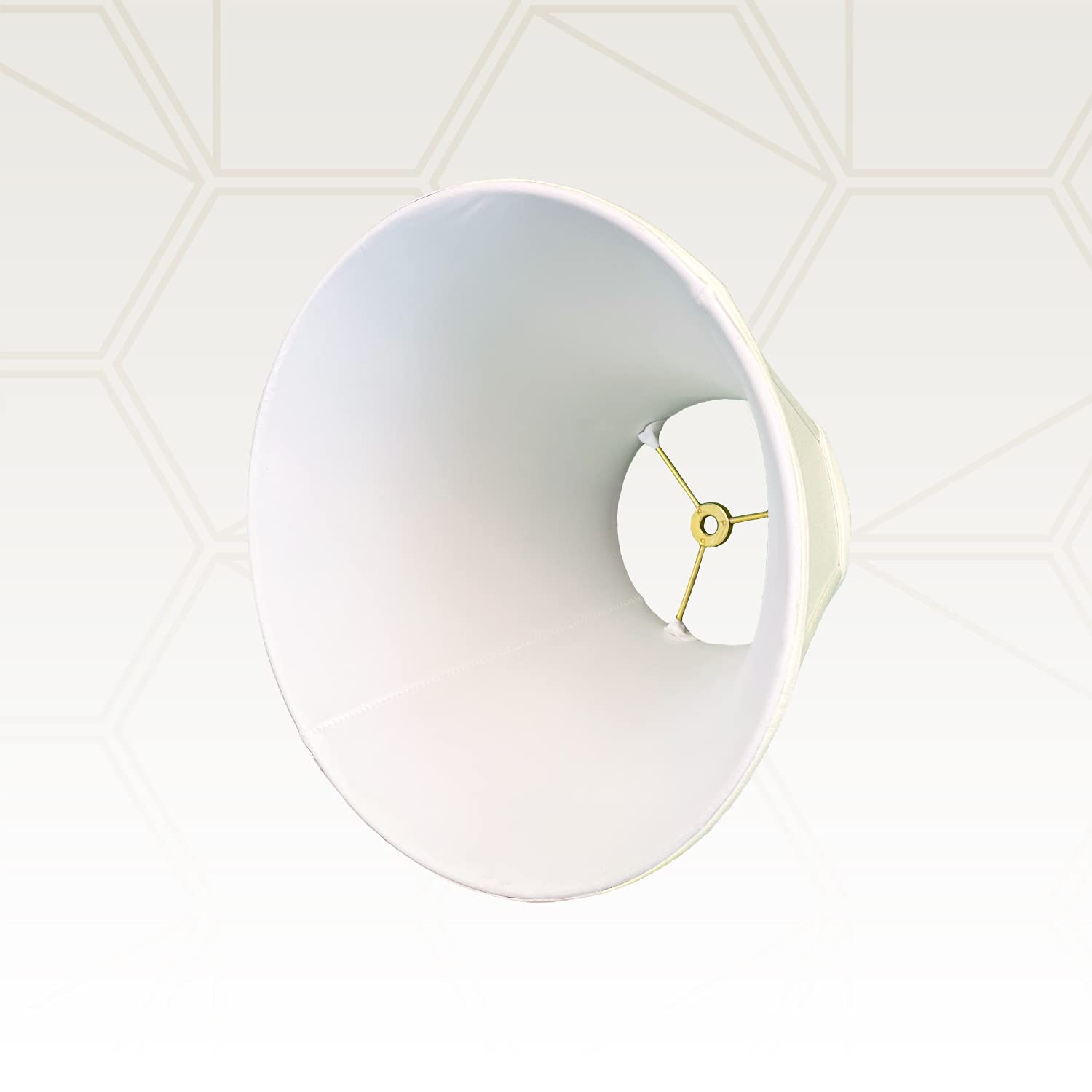 Royal Designs Deep Empire Lamp Shade, Eggshell, 9 X 16 X 12.25