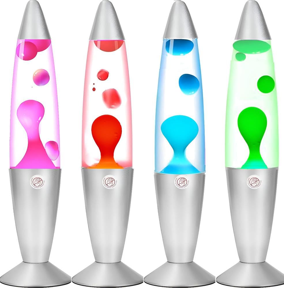 Mindiverse Color Changing LED Smart Magma Liquid Motion Lamp Light with Remote Home Decor Table Lamp for Living Room Bedroom, Of