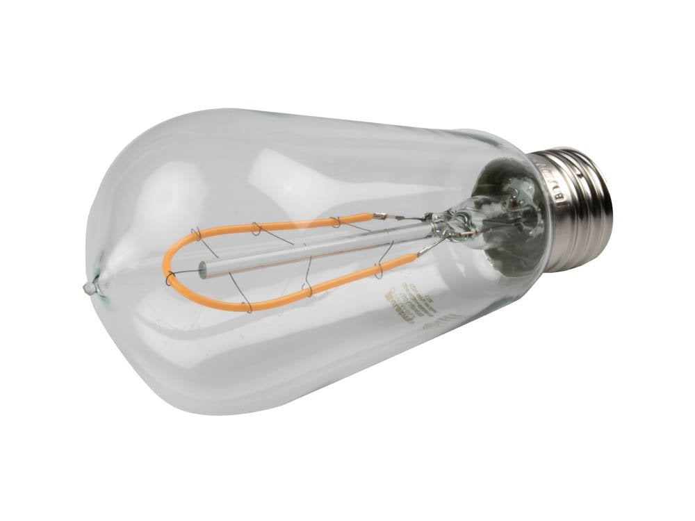 Bulbrite Dimmable 4W 2200K Vintage ST18 Filament LED Bulb