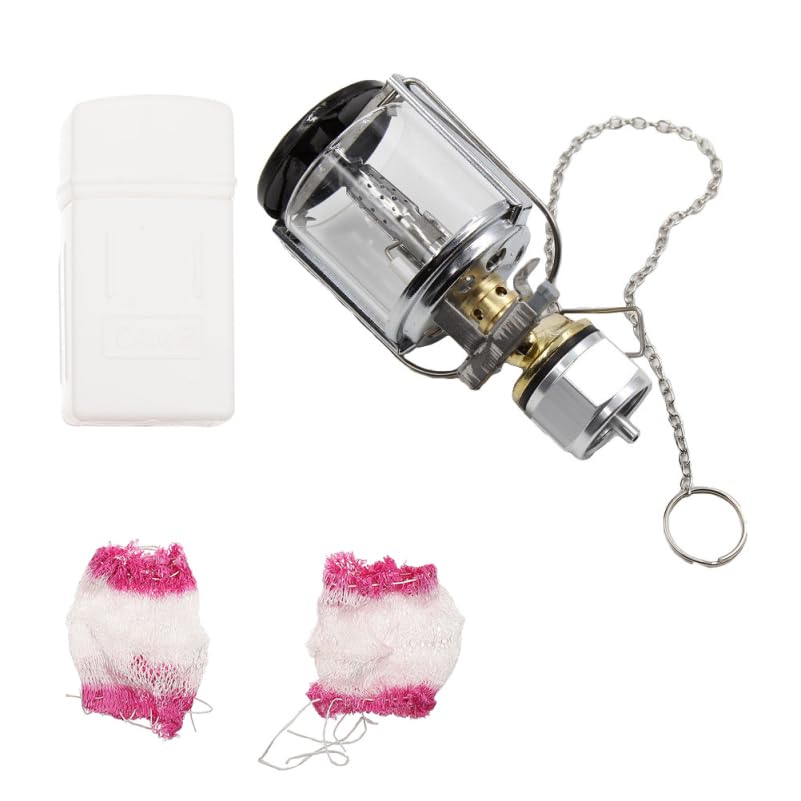 CORHAD 1set Propane Lantern Gas Powered Light for Camping Illumination Compatible with American Gas Tanks Design for Outdoor Use