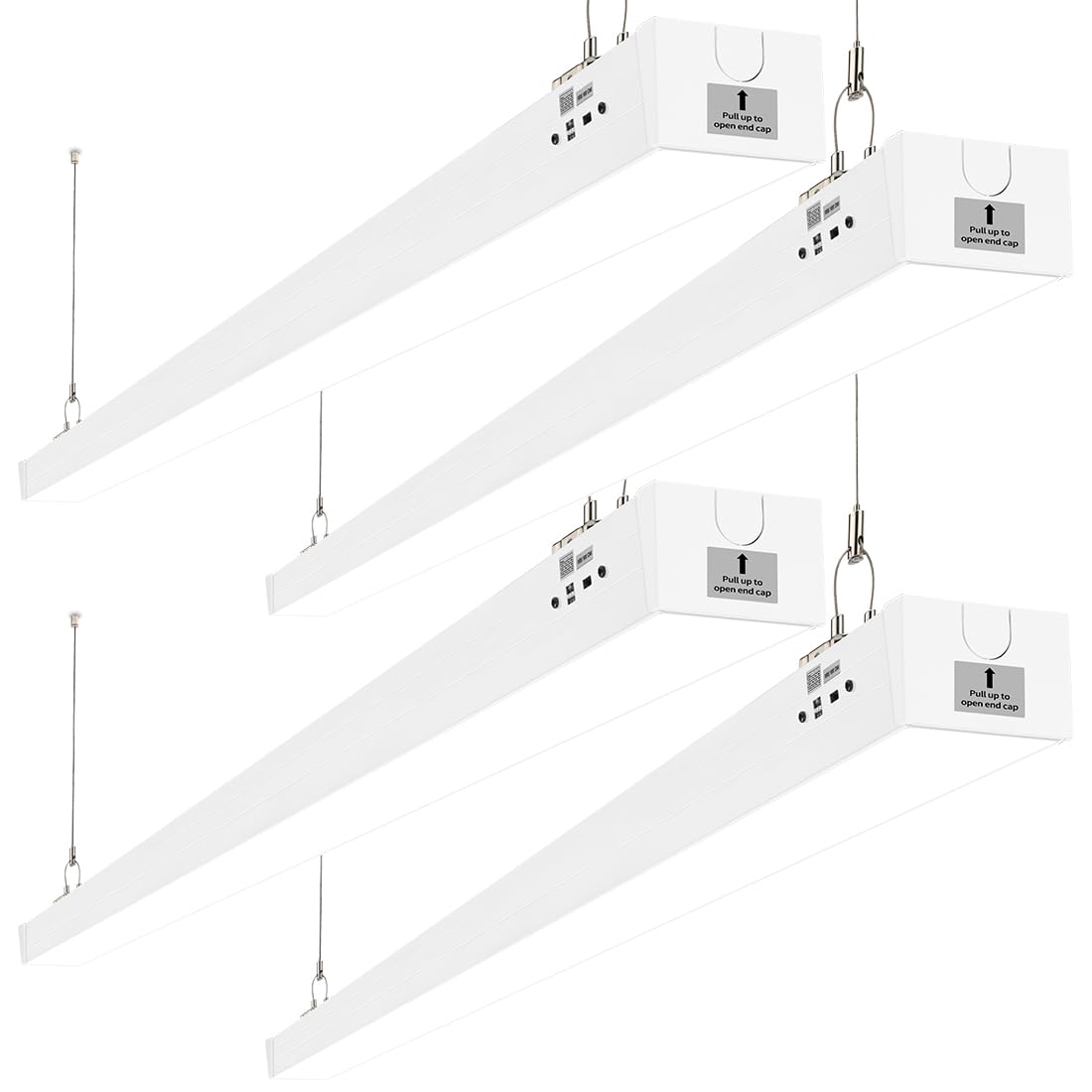 DAKASON 8FT LED Linear Light, Modern 8Foot LED Shop Lights 100/80/60W 3/4/5000K CCT, Commercial 8Feet Strip Lighting Fixture for