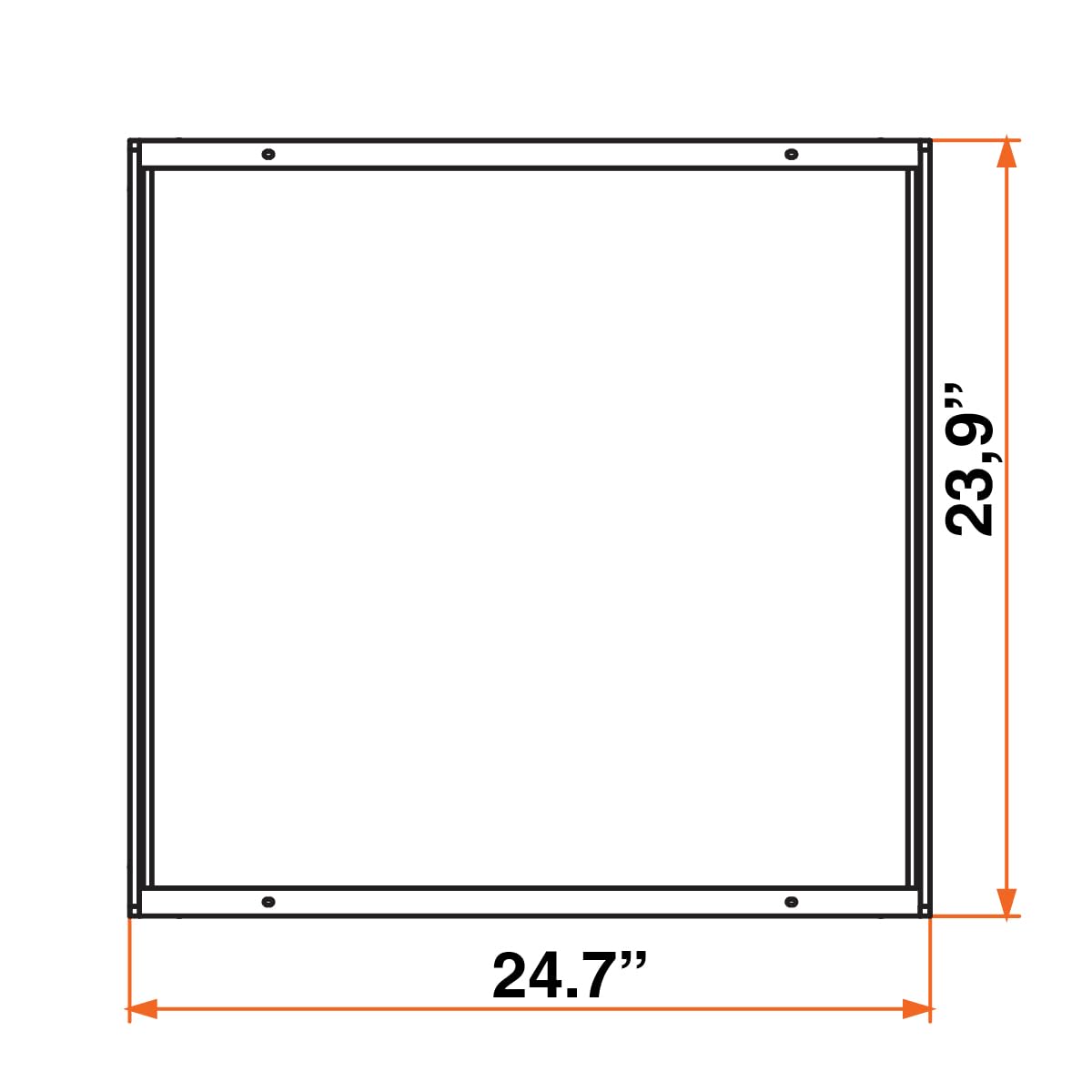 Ledvance 2X2 Dual Selectable Backlit Panel, 20W / 30W / 35W, 3 Cct Select 3500K / 4000K / 5000K, 2200/3300/3850 Lms, Dimmable -