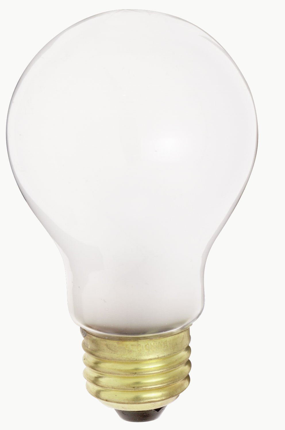 Satco S5010 A19 Light Bulb, 12V, 25-Watt, Frosted, Medium Base, Copper Material