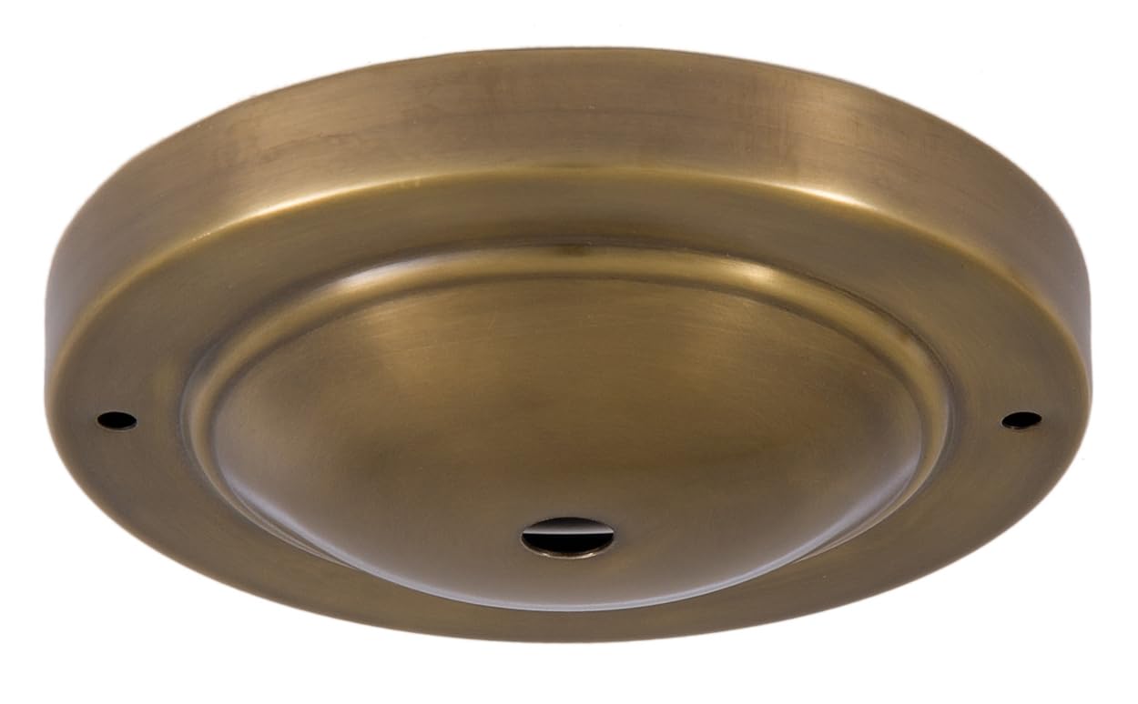 B&P Lamp Antique Brass Canopy and Hardware Kit, Model 11717A, Full Kit