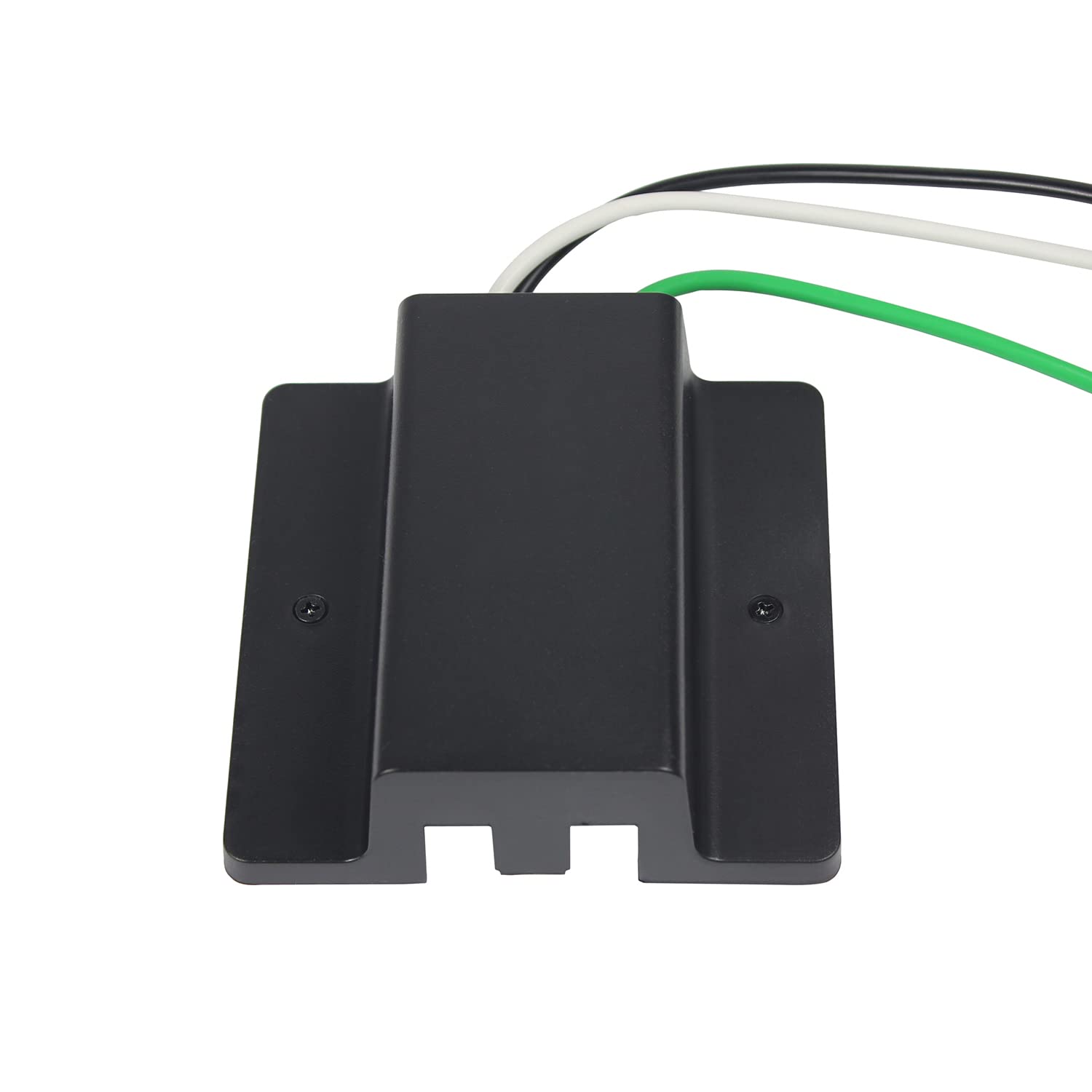 J.LUMI H Track Canopy Connector RAC6006, 120V 20A, Black, Metal, Compatible with Halo Track System, UL Listed