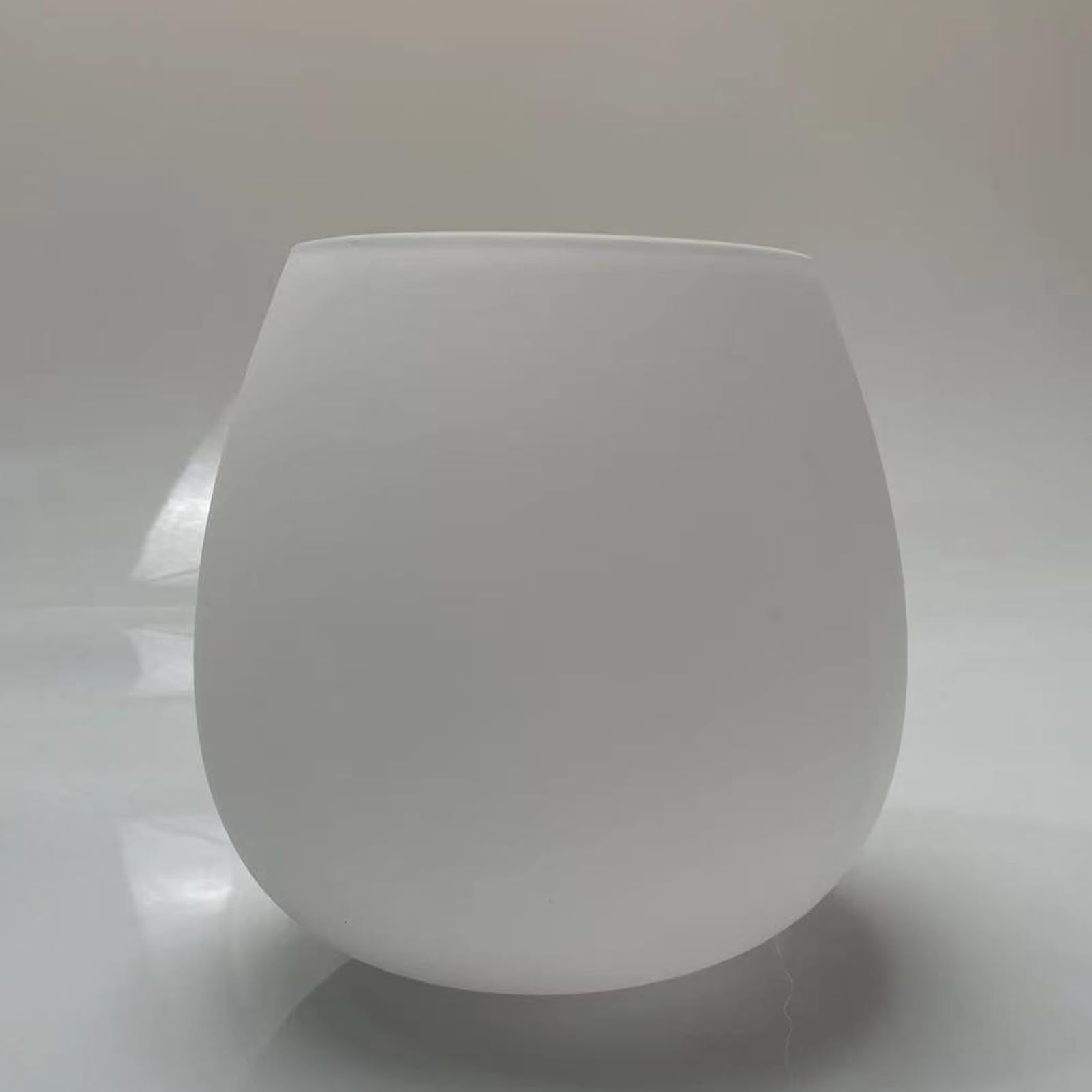 ONEWISH 5.5 White Opal Glass Lampshade - Modern Replacement for Table, Floor, Wall, Pendant Lamps - Soft Lighting