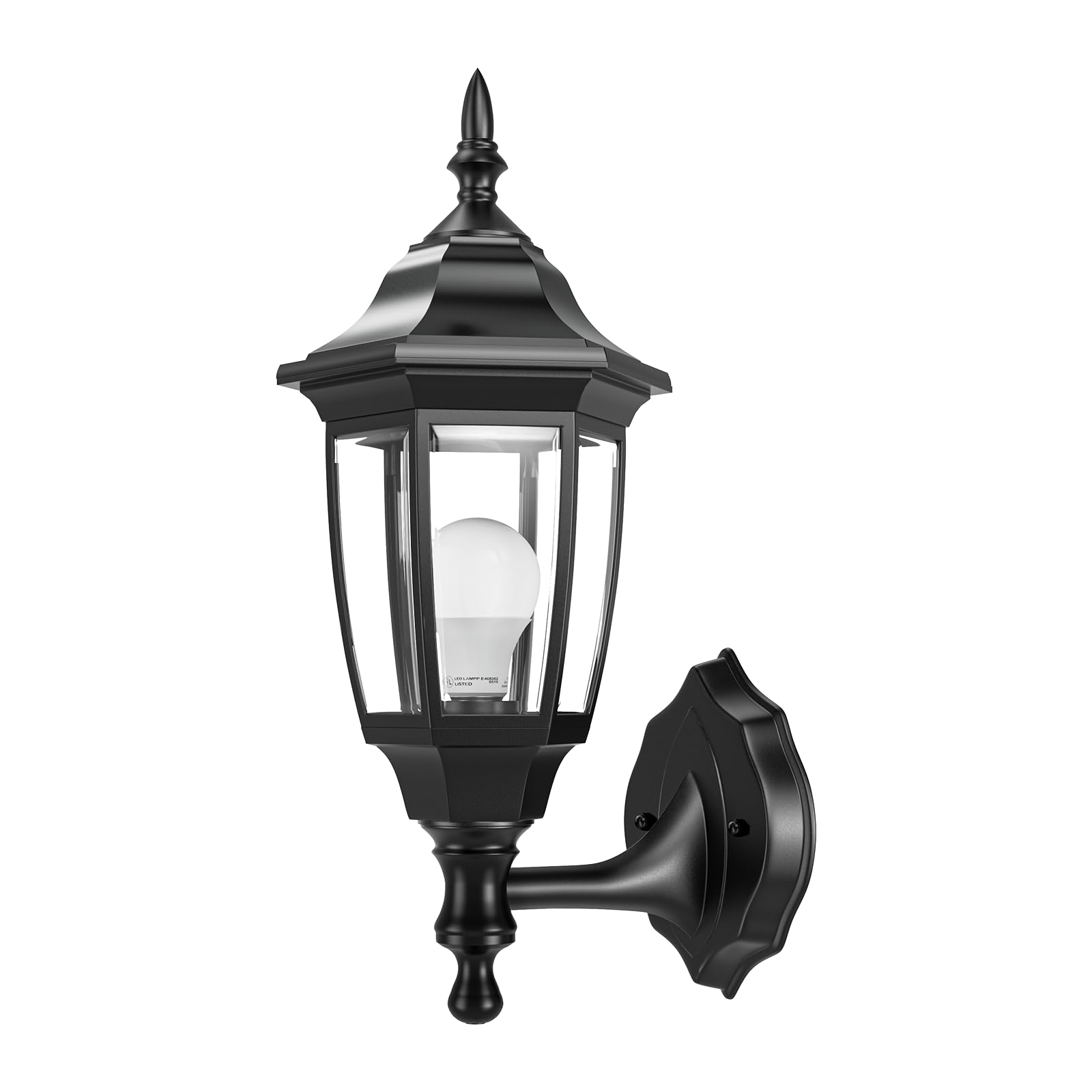 EMART Outdoor Porch Light,Exterior Waterproof Wall Light Fixtures, Special Handling Anti-Corrosion Plastic Material, Wall Mount 