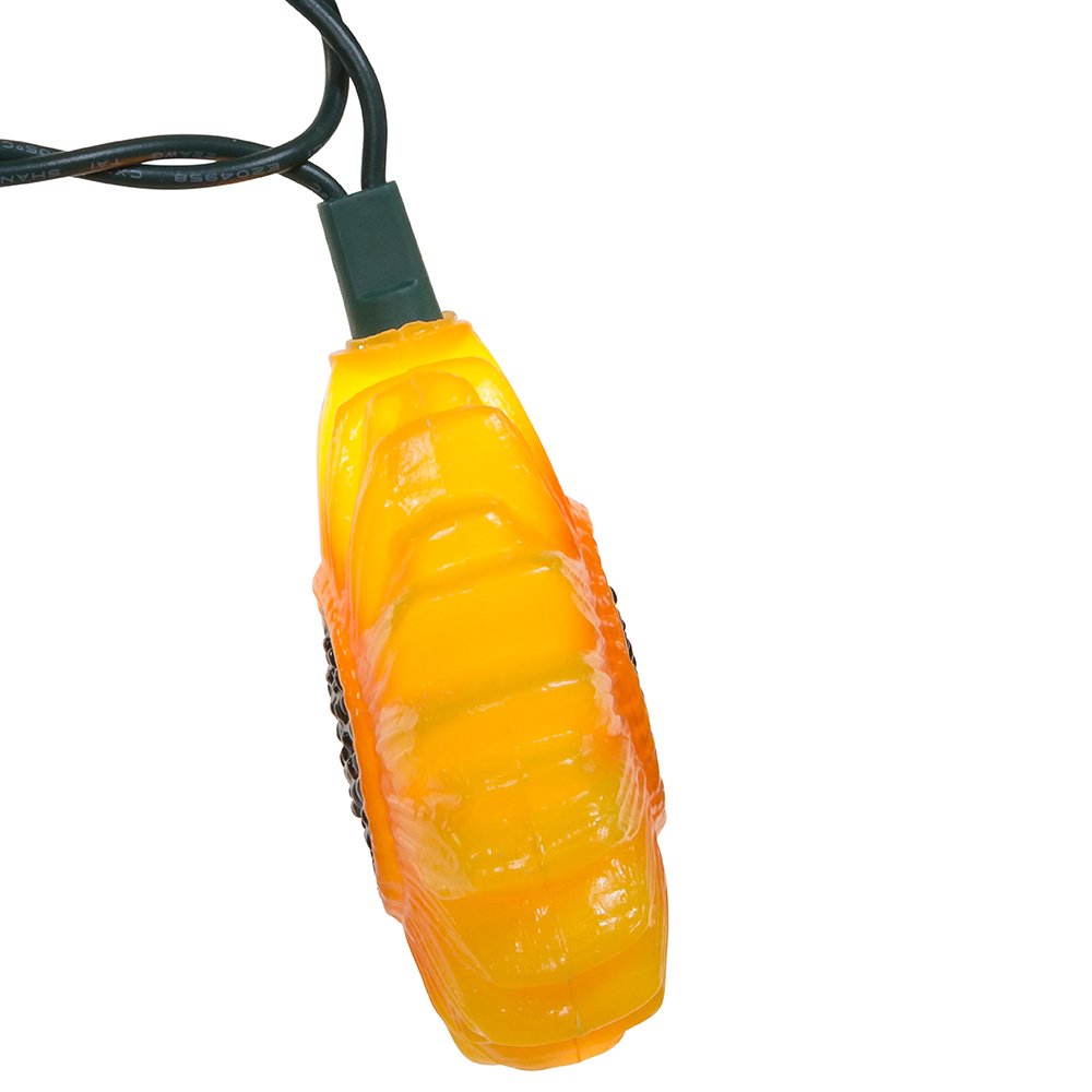 Kurt S. Adler 10-Light Sunflower Light Set UL4248, 11.5ft, Yellow, Plastic