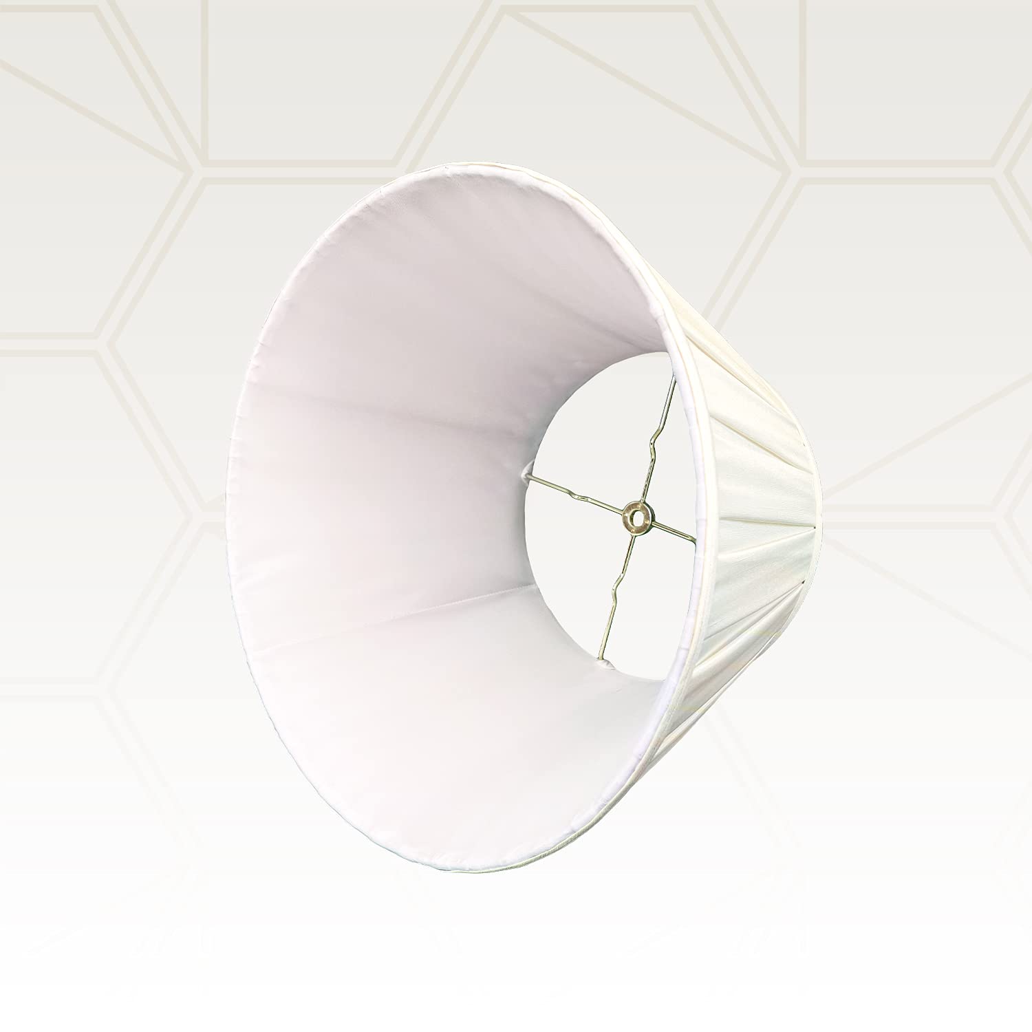 Royal Designs Empire English Pleat Basic Lamp Shade, Linen Eggshell, 10.5 X 16 X 11 (Bs-724-16Lneg)