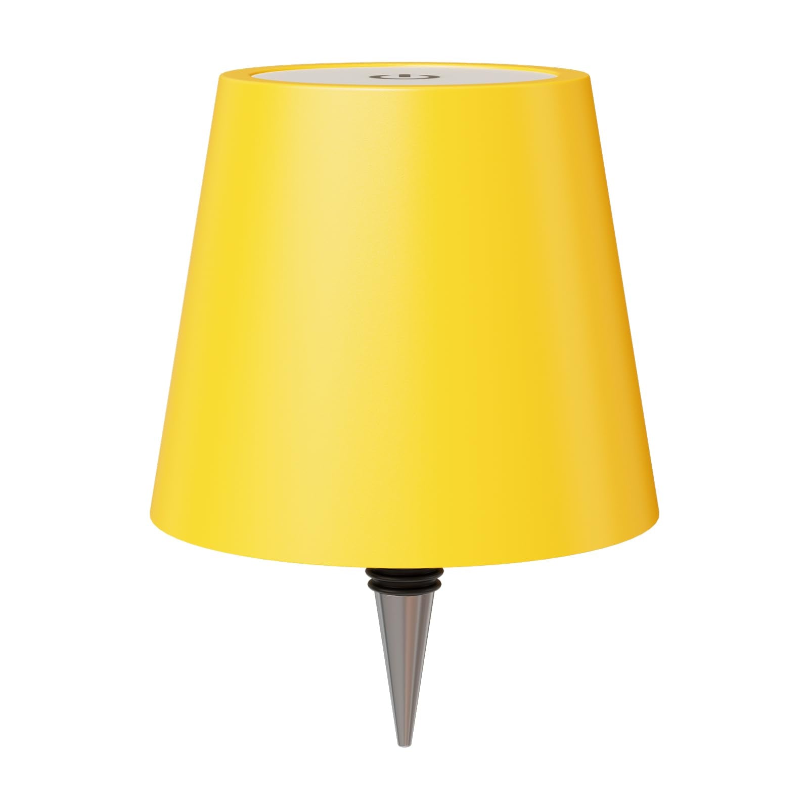 nulmvic Wireless Bottle Lamp - Rechargeable LED Light with 3 Color Temperatures - Yellow