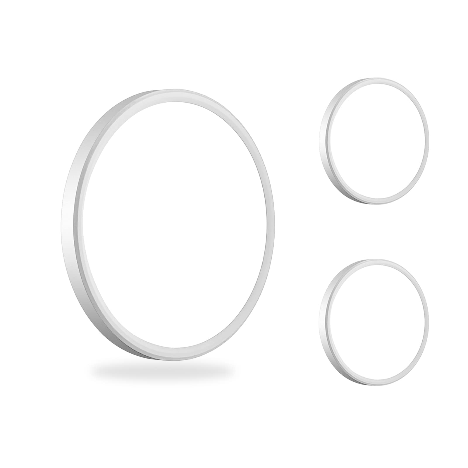 WKONCLDY LED Flush Mount Ceiling Light 3200lm 12 inch Super Slim Two Pack White Model WK-XDD-300-2P-W