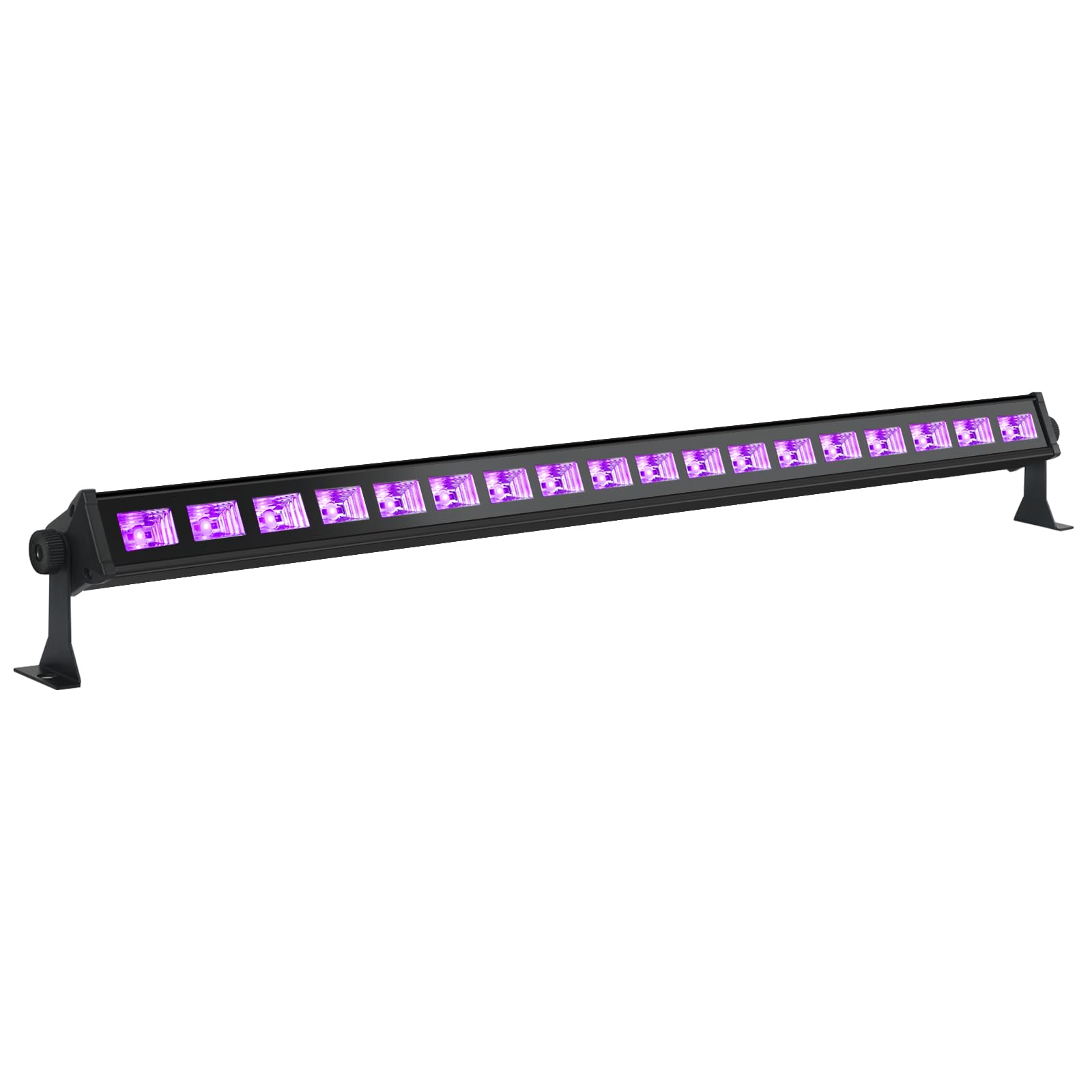 Oppsk 54W Uv Blacklight Bar, 18Led Metal Glow Light For Parties, Weddings, Bedrooms - Black, 1 Count