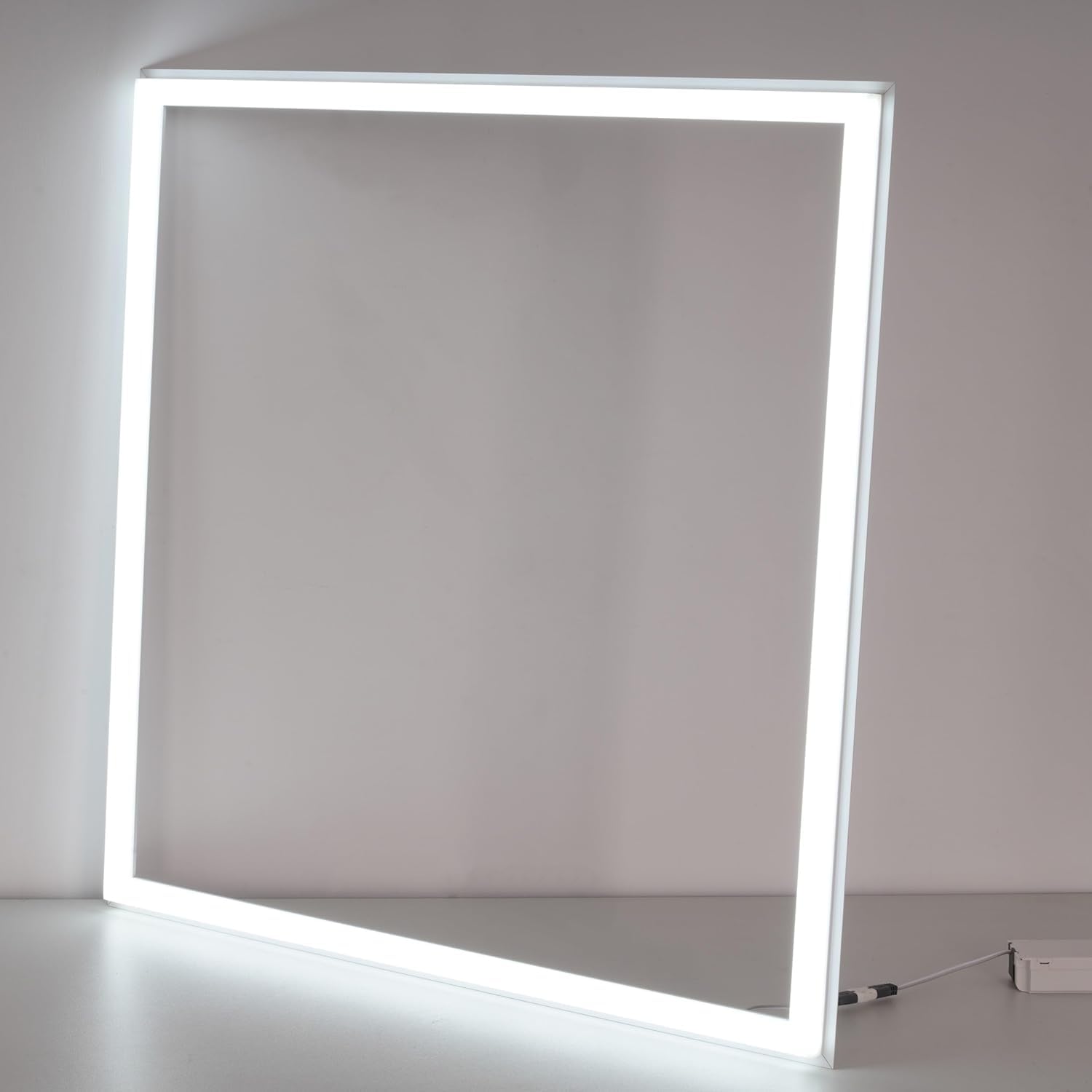Fengsengshuiqi Flat Panel Light 2X2 Ft 4 Pack Led Frame Panel, Border Glow Light 45W 3600Lm Suitable For Offices, Shops, Bathroo