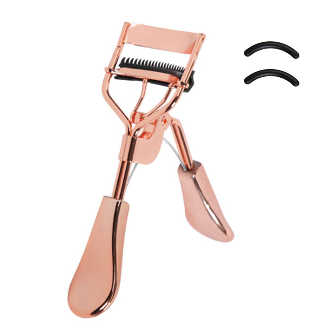 Uranian Beauty Eyelash Curler Comb Eyelash Curlers With 2 Silicone Refill Pads Premium Lash Curler Makeup Tool For Women And Gir