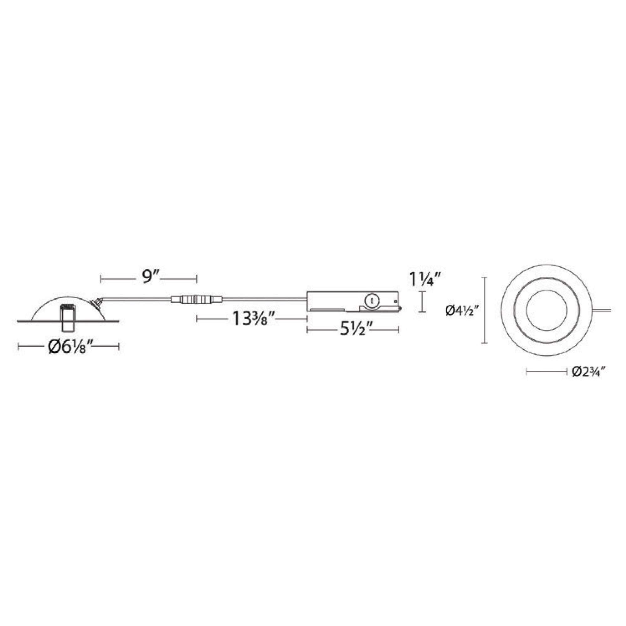 Wac Lighting Lotos 6In Led Round Adjustable Recessed Light 5-Cct Selectable 15W 1 350 Lumens Ic-Rated Airtight 120V-277V Universal In Black (Pack Of 24)
