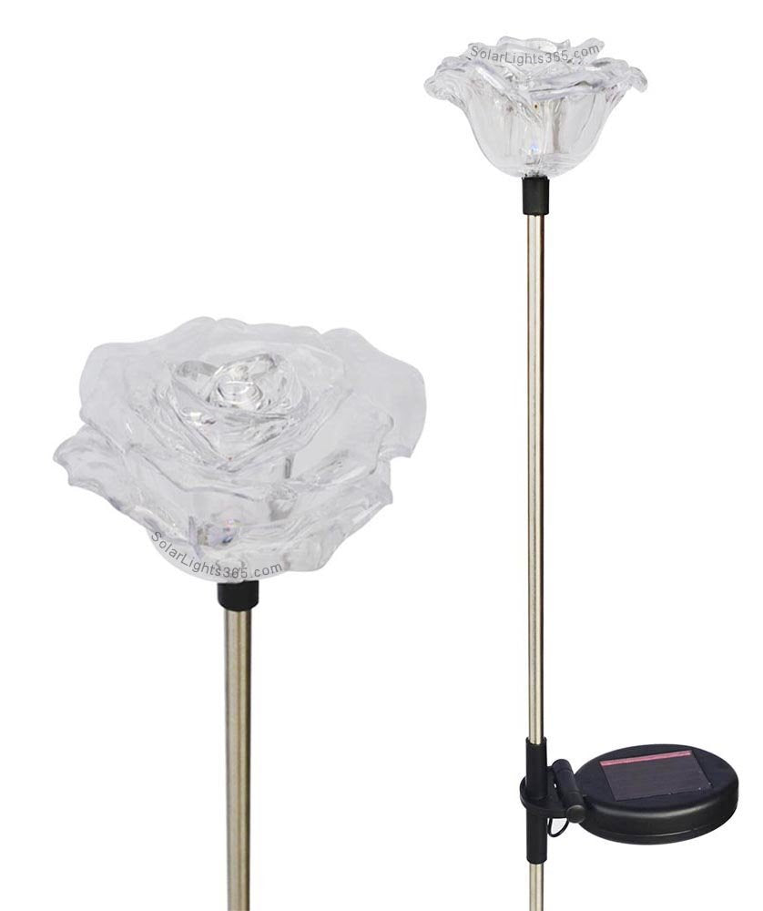 Solar Wholesale 1047 Roses Flower Lights, 2 Pack for Outdoor and Holiday Decorations