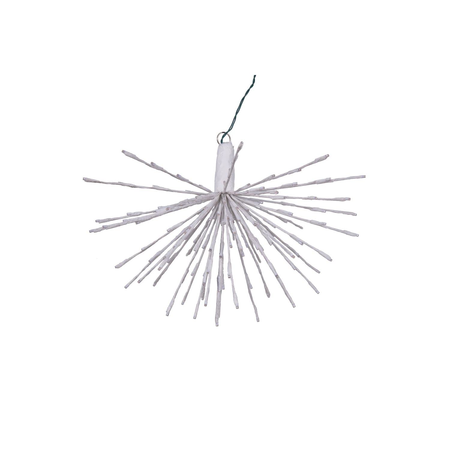 Vickerman 160Lt x 24" White Starburst Warm White 5mm LED Lights.