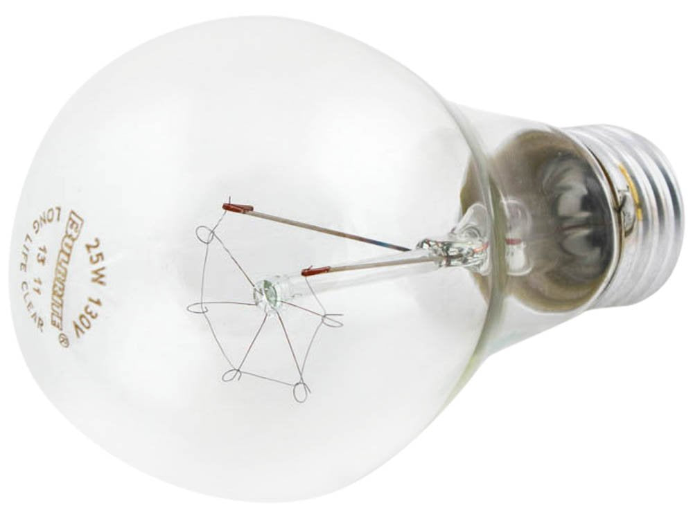 Bulbrite 25W 130V A19 Clear E26 Base