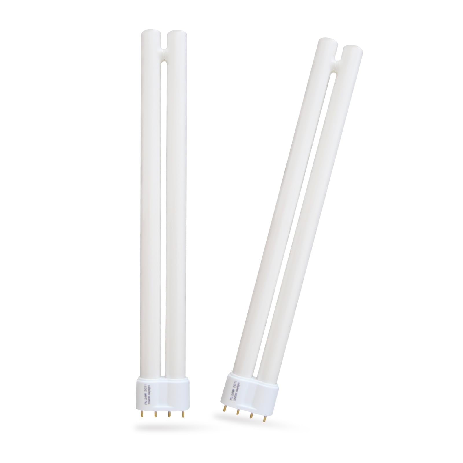 Dameiol (2Pack) Pl24-C 24W Fluorescent Light Bulbs, 5500K Bright Natural Daylight, 2G11 Base, Replacement For Ottlite B245