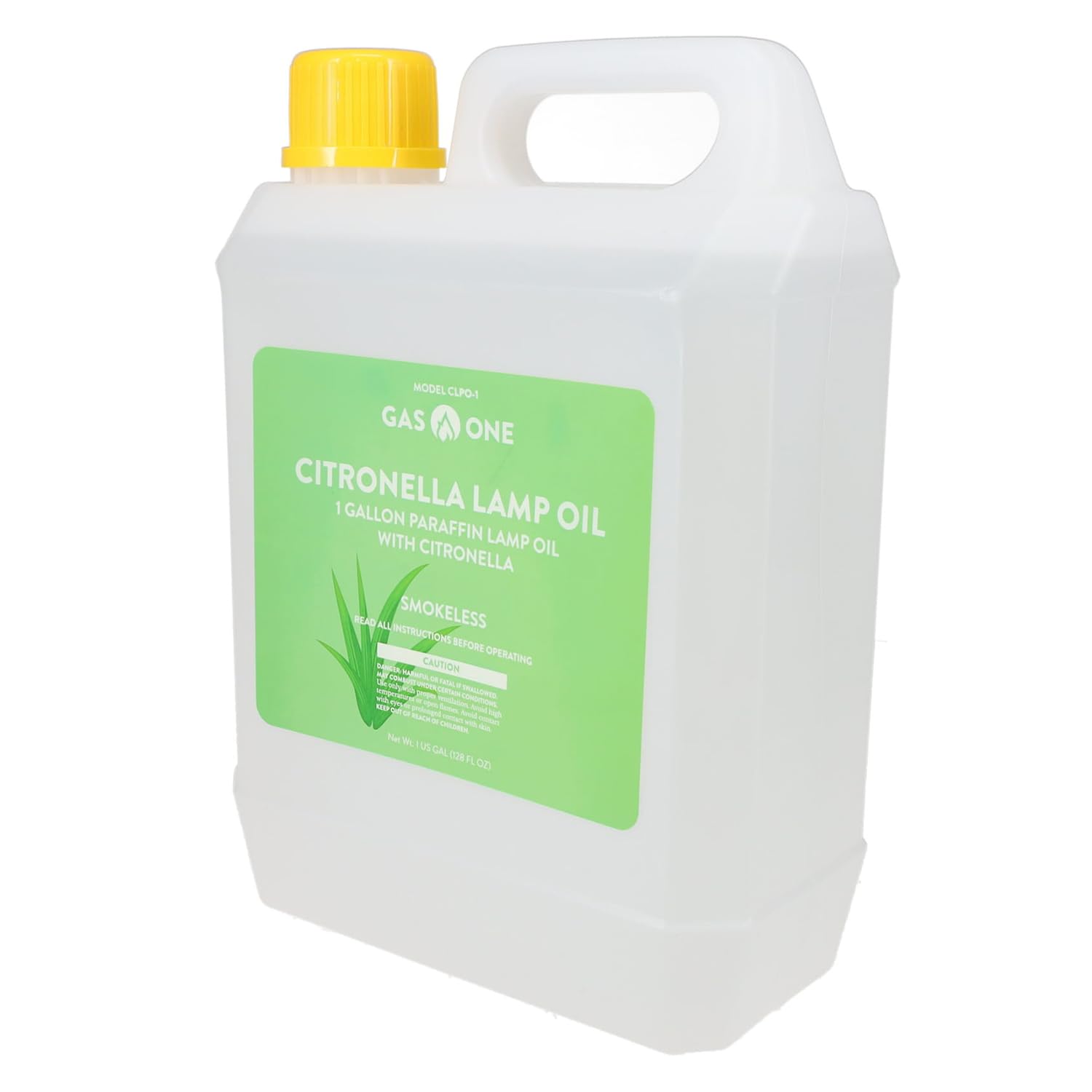 1 Gallon Lamp Oil Torch Fuel - Extra Strength Citronella Oil - Clear Paraffin Lamp Oil - Smokeless & Clean Burning - Ideal for O
