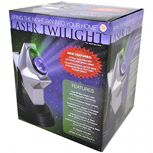 Can You Imagine Laser Stars Hologram Projector - Green Twilight Stars - Model 8415367125 - Plastic Material