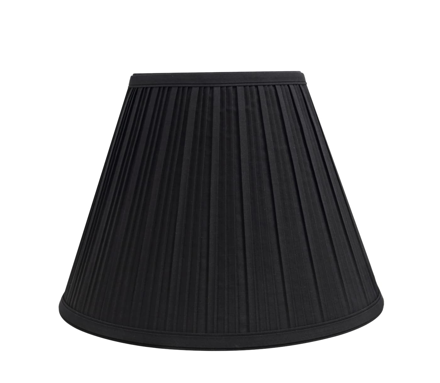 Aspen Creative 59102A, Empire Uno Lamp Shade, Black, 5&quot; Top x 10&quot; Bottom x 8&quot; Slant Height, Slip UNO 33mm