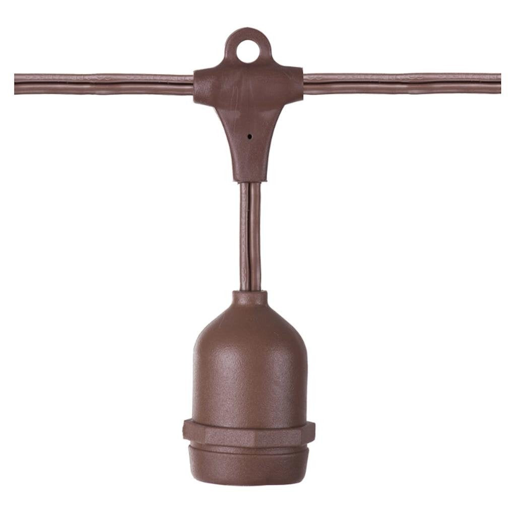 Vickerman Brown Medium Base E26 Socket Stringer