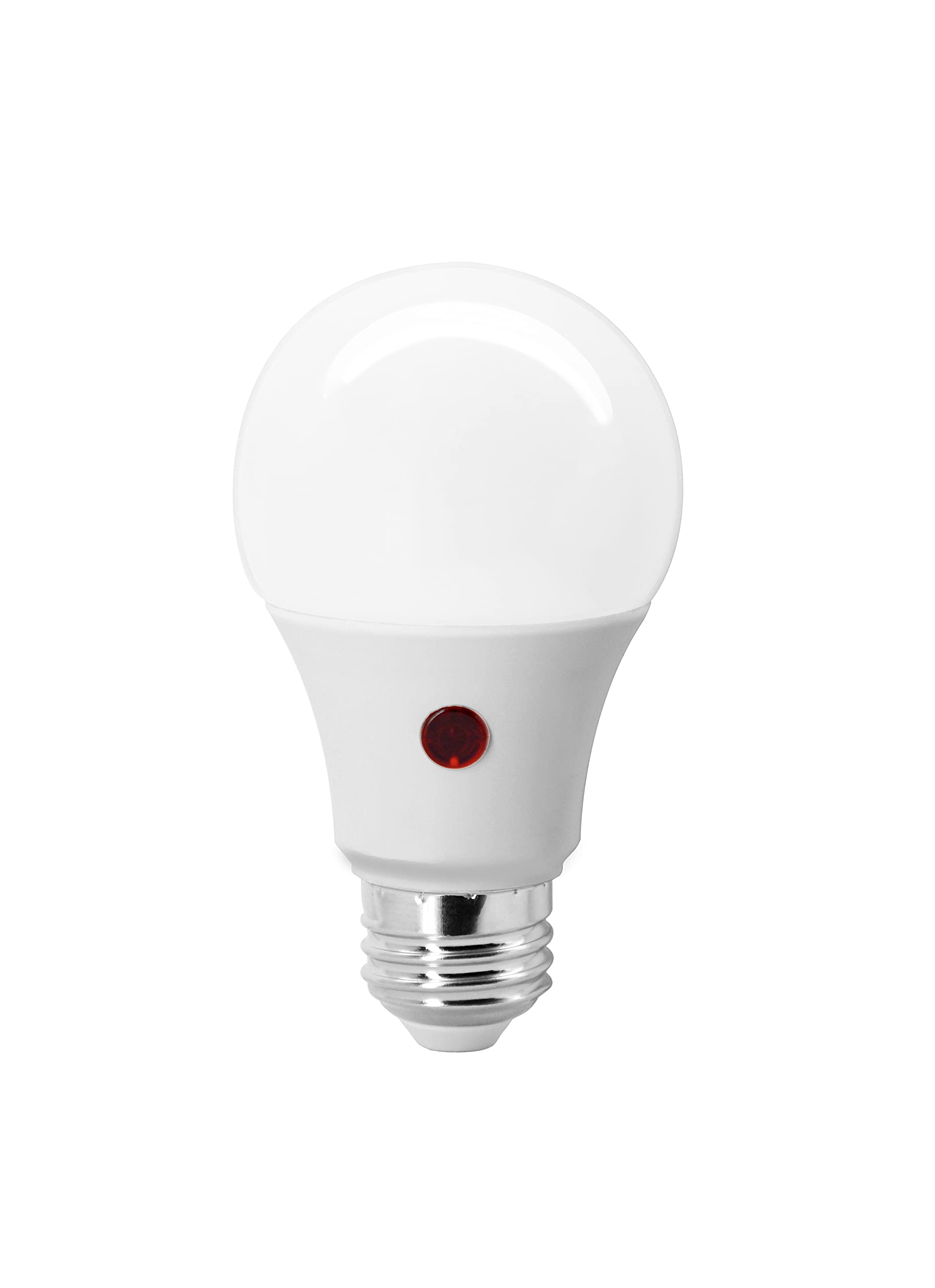 LEDVANCE Dusk to Dawn A19 LED Light Bulb, Soft White, 9W (60W Equivalent), 800 Lumens, Model 41288, 1 Pack